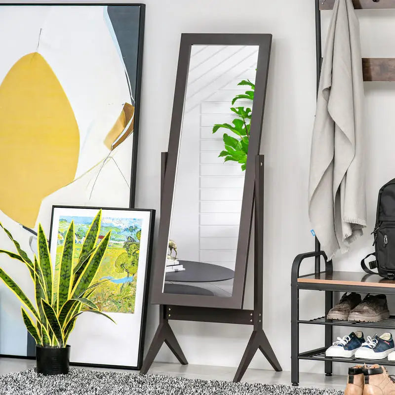 Tilting Full-Length Mirror 148cm | Freestanding Cheval Mirror for Bedroom & Dressing Room