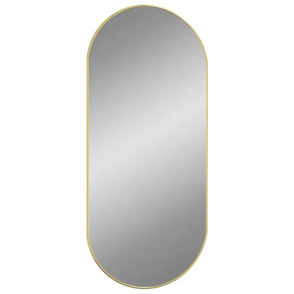 Oval Wall Mirror 80x35cm | Slim Gold, Black or Silver Framed Oval Mirror