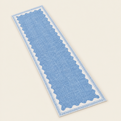 Hallway runner rug 60x230cm, Azure Wave